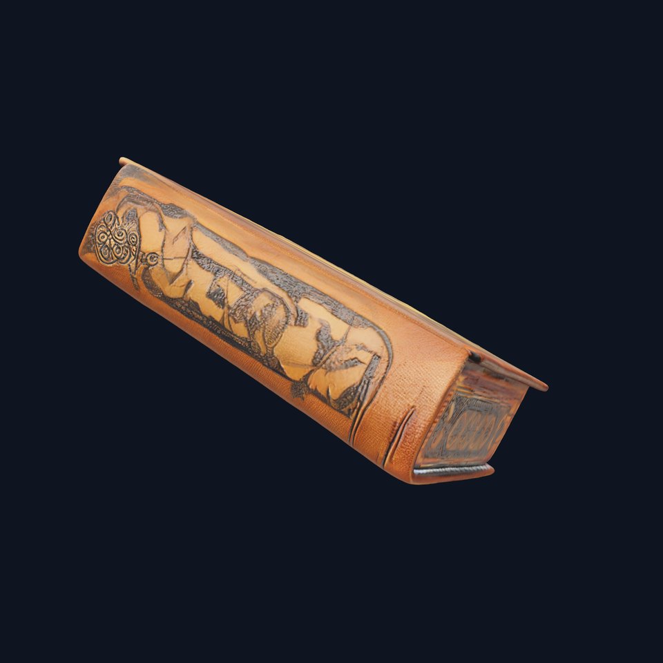 Antique Ornate Book D Model Pack